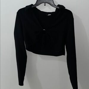 Sexy Black Women's Crop Top